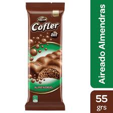 CHOCOLATE COFLER AIR 55 GRS ALMENDRAS
